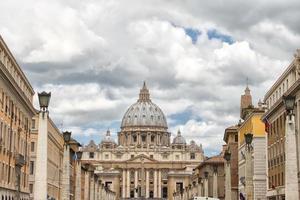 rom vatican plats helgon Peter katedral foto