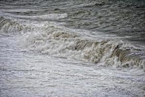 hav storm på genova piktorisk boccadasse by foto