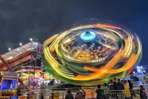 luna parkera lampor foto