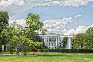 Washington vit hus på solig dag foto