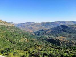 naturlig grön landskap i libanon foto