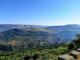 naturlig grön landskap i libanon foto