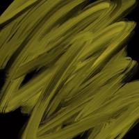 gul borsta i svart Färg bakgrund foto