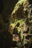 majestätisk raviner du pont du diable grotta i Frankrike foto