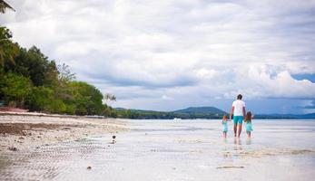 familj resa till de strand foto