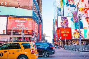 skön gata av ny york stad och Amerika, januari 01:e, 2018 i manhattan, ny york stad. proffs Foto