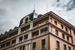 härlig hus i Genève, schweiz foto