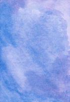 vattenfärg vattnig blå grå bakgrund målning. hand målad lugna blå bakgrund. foto
