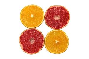 apelsin och grapefrukt foto