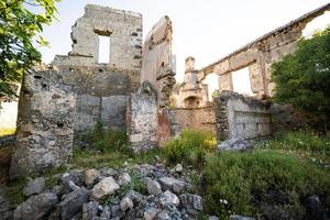 övergiven spöke stad kajakoy i turkiska foto