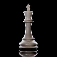 schackpjäs på svart bakgrund foto