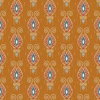 etnisk ikat mönster geometrisk inföding stam- boho motiv aztec textil- tyg matta mandalas afrikansk amerikan Indien blomma foto