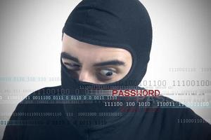 hackare avslöja en Lösenord foto
