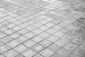 svart och vit sten golv bakgrund textur foto