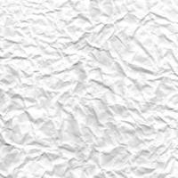 vit papper skrynkligt textur för bakgrund foto