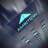 3d tolkning av ambition hiss foto