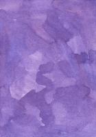 vattenfärg lugna lila bakgrund textur. fläckar på papper. foto