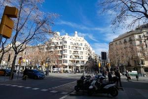 byggnader i de stad av barcelona foto