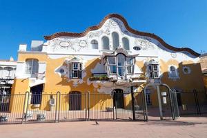 arkitektur, modernist stil, kan neger, förbi josep maria jujol gibert. sant joan despi, foto