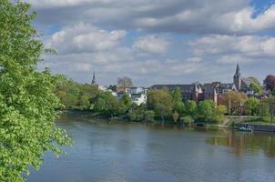 essen-kettwig på ruhr flod, ruhrgebiet, Tyskland foto