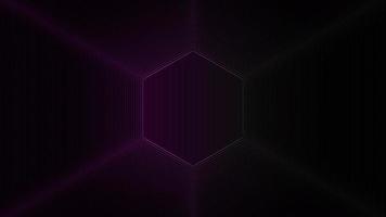 mörk neon lila sexhörning gaming techno bakgrund foto