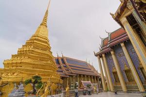Wat Phra Kaew tempel i Thailand foto