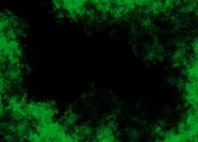 grön vattenfärg textur på svart bakgrund foto