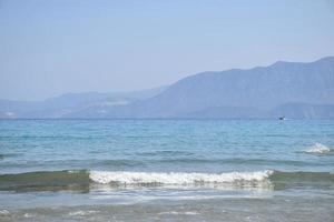 Kretan strand vågor landskap foto