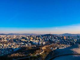 stadsbilden i Seoul, Sydkorea foto