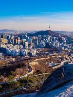 stadsbilden i Seoul, Sydkorea foto