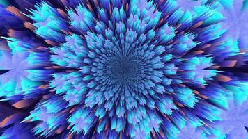 radiell färgad pulver explosion hastighet rörelse abstrakt foto