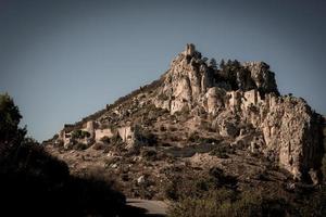 st. hilarion slott ruiner i distriktet Kyrenia, Cypern