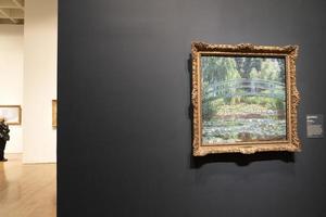 philadelphia, USA - april 30 2019 - de impressionist öga utställning på museum av konst foto