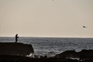 fiske på de kust foto