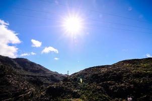 naturskön landskap på teneriffa, kanariefågel öar, Spanien foto