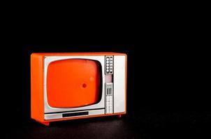 orange TV uppsättning foto