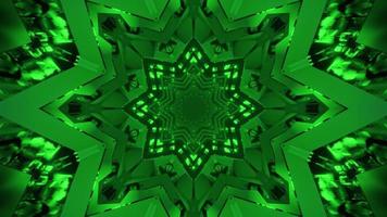 Illustration 3d på neon abstrakt tunnel foto