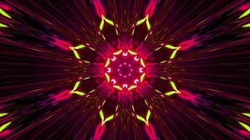 iriserande geometrisk 3d illustration av lila sfäriska mönster foto