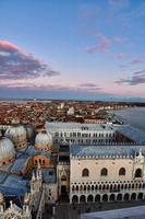 Flygfoto över Venedig foto