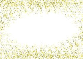 guld glitter partiklar på vit bakgrund foto