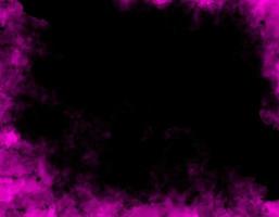 hand målad lila vattenfärg på svart bakgrund foto