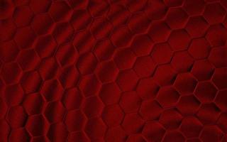 realistisk röd vaxkaka eller hexagonal mönster bakgrund. elegant vaxkaka textur. lyx sexhörning mönster. teknologi och data bakgrund design. foto