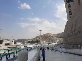 mecka, saudi Arabien, Mars 2023 - skön utanför se av masjid al haram, mecka. foto
