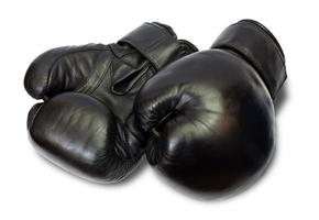 boxning handskar på vit bakgrund foto