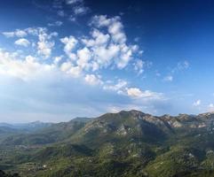 panorama av montenegrinska berg räckvidd foto