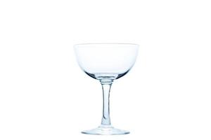 tömma margarita glas solated på vit bakgrund, foto