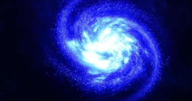 abstrakt Plats blå galax med stjärnor och konstellationer trogen med glöd effekt, abstrakt bakgrund foto