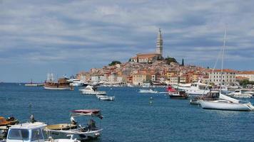 gammal stad av rovinj, kroatien foto