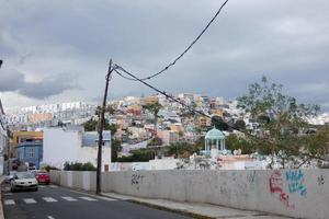 arbetssätt klass grannskap i de stad av las palmas de garn kanarier foto