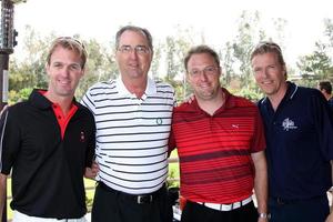 jon dennis jeff domkraft wagnerat de 4:e årlig domkraft wagner kändis golf klassisk till fördel de leukemi lymfom samhälle golf tournamentvalencia Land clubvalentia caapril 27 20102010 foto